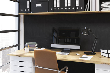 Poster - Modern office working place
