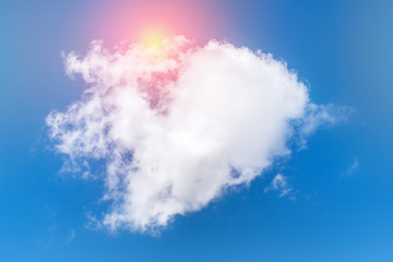 Cloud Against The Blue Sky