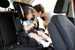 © Africa Studio - Mother and child in car. Safety driving concept