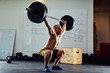 © baranq - The clean and jerk exercise