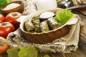 Wall Mural - Dolma on the ceramic pot