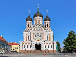 Wall Mural - Alexander Nevsky Cathedral in the Tallinn Old Town, Estonia