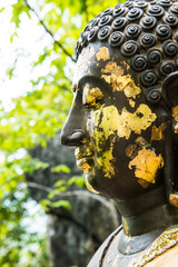 Sticker - Buddha statue with natural background