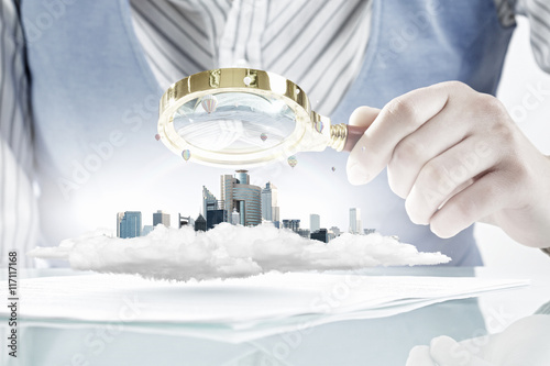 Fotografie, Obraz Construction expertise concept . Mixed media