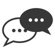 © Jemastock - flat design conversation bubbles icon vector illustration
