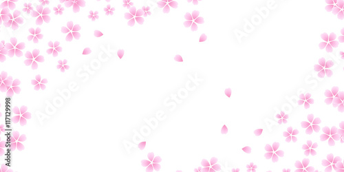 花 さくら バナー 春 Stock イラスト Adobe Stock