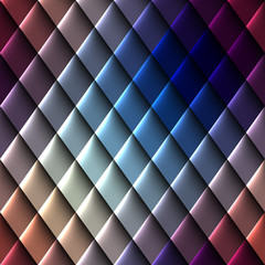 Poster - Abstract seamless rhombus pattern. 