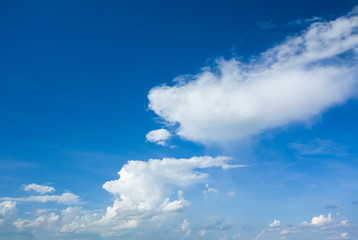 Wall Mural - beautiful sky with clouds background.