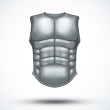 Silver Ancient Gladiator Body Armor