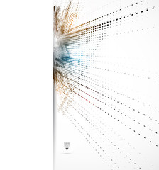 abstract futuristic fade computer technology business background