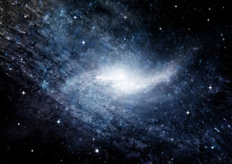  galaxy in a free space