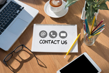 Poster - CONTACT US (Customer Support Hotline people CONNECT )