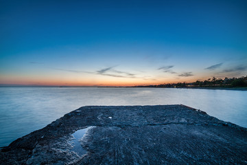 Calm Baltic sea seascape