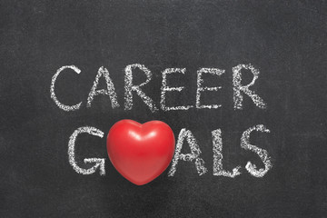 Canvas Print - career goals heart