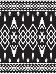 Wall Mural - Fabric pattern Tribal Aztec Seamless, Geometric Vector