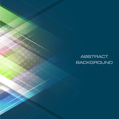 Poster - colorful geometric pattern on abstract vector background.