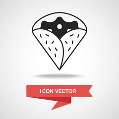 Sticker - pancake icon