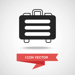 Poster - financial money bag icon