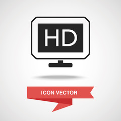 Canvas Print - TV icon