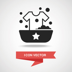 Sticker - Washing clothes icon