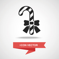 Sticker - candy cane icon