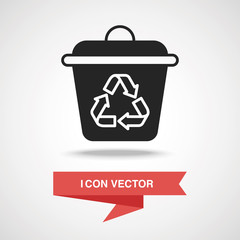 Poster - Environmental protection concept recycled garbage icon