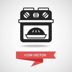 Sticker - oven icon