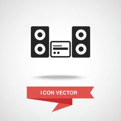 Wall Mural - stereo icon