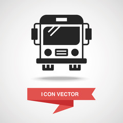 Wall Mural - bus icon