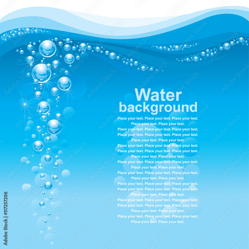 Wallpaper Water Vector