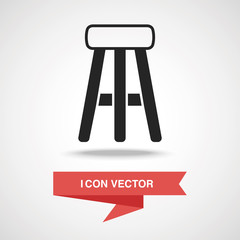 Canvas Print - chair icon