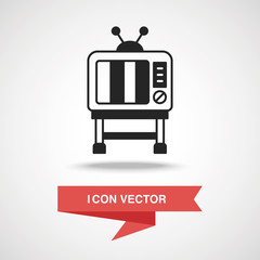 Wall Mural - TV video icon