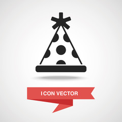 Poster - party hat icon