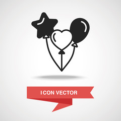 Poster - balloon icon