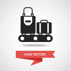 Poster - luggage icon