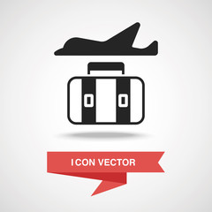 Wall Mural - luggage icon