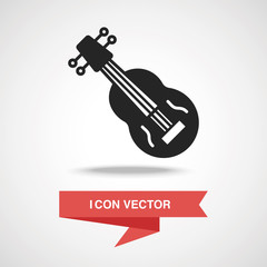 Canvas Print - musical instrument violin icon