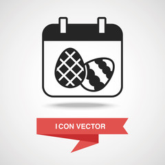 Canvas Print - easter egg icon