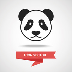 Sticker - animal panda icon