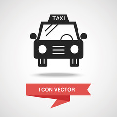 Wall Mural - taxi icon