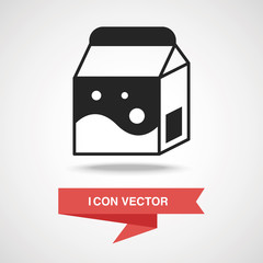 Sticker - milk icon