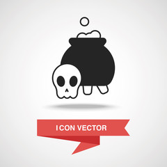 Sticker - Halloween poison icon