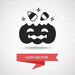 Sticker - halloween candy icon