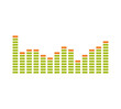 Equalizer music sound studio wave icon. Isolated and flat illustration. Vector graphic