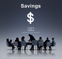 Sticker - Savings Banking Assets Money Budget Economy Concept