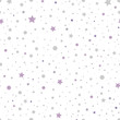 © joulenc - Seamless pattern of stars. Vector background of space. Good for baby prints, child textile, decoration, posters, game backgrounds and many more.