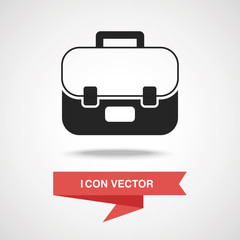 Poster - school bag icon