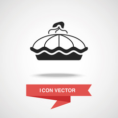 Sticker - pie icon