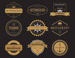 © Elegant Solution - Set of classic company retro badges or banners