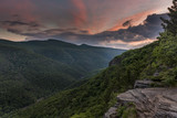 Fototapeta Konie - Sunset Over the Catskill Mountains